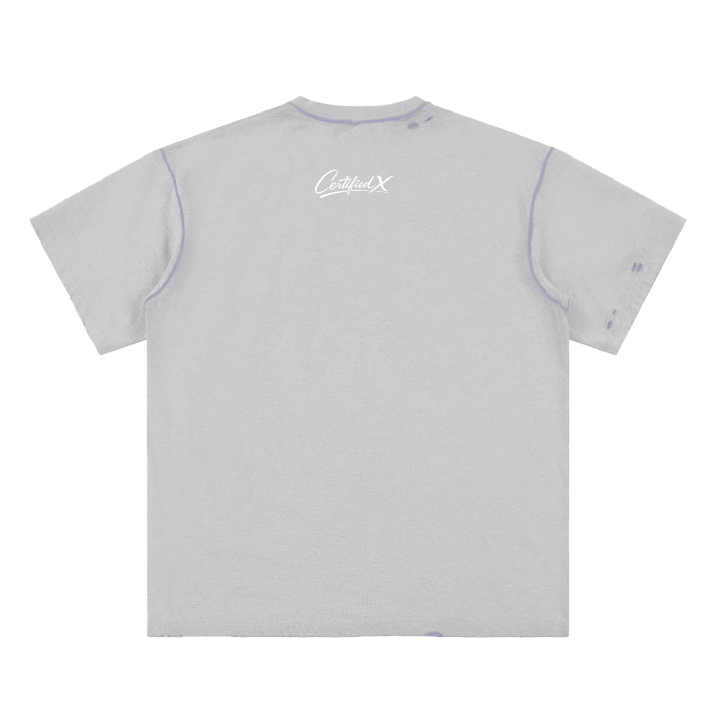 Hand-frayed Reversible T-shirt