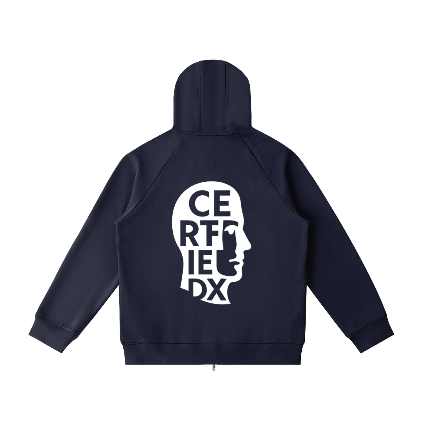 Heavyweight Raglan Sleeve Zip Hoodie
