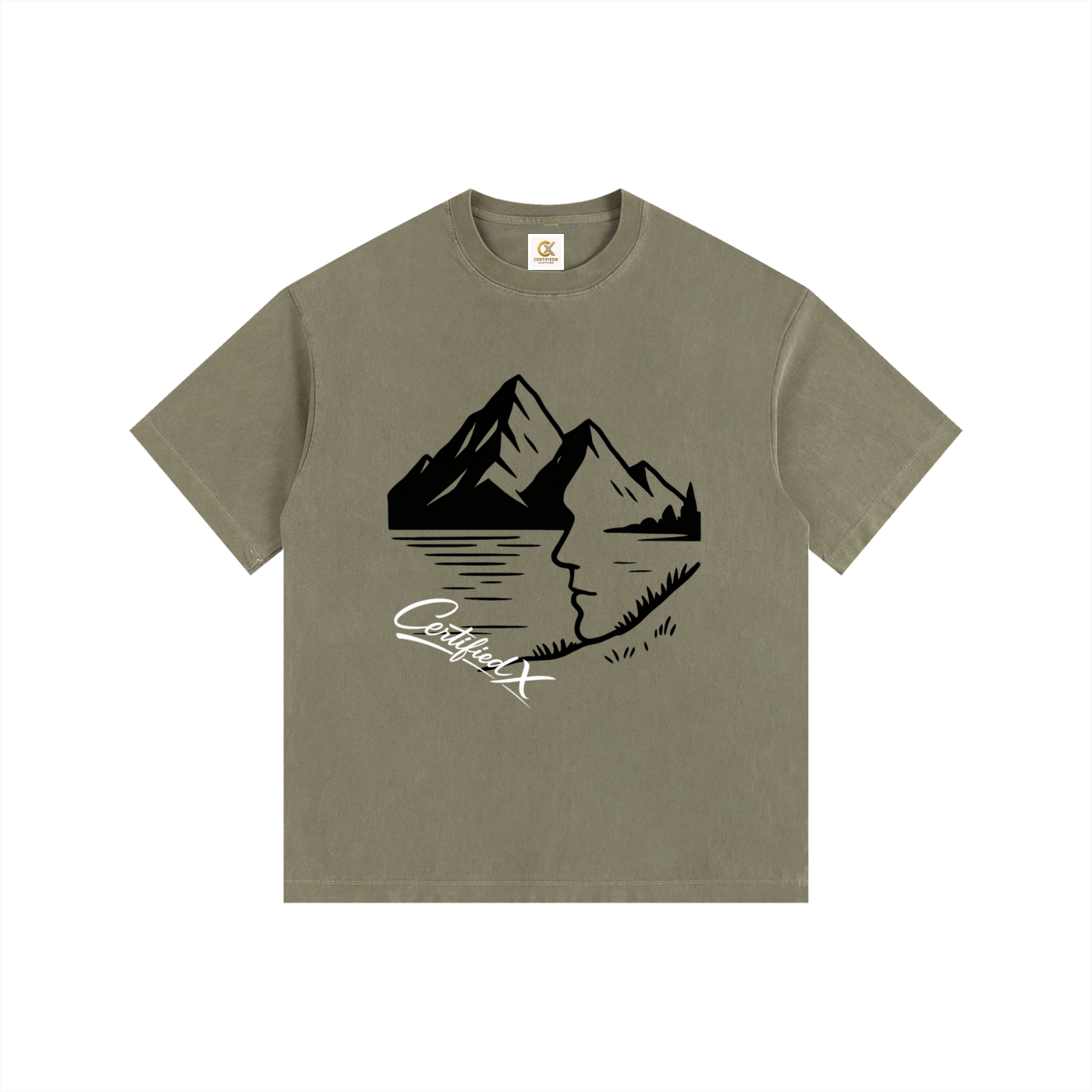 Vintage Washed Oversized Cotton T-Shirt