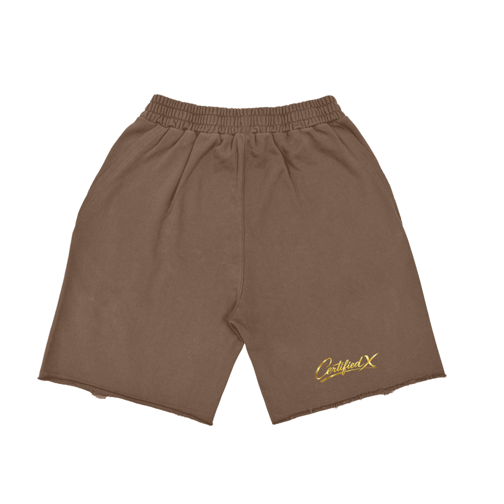Vintage Washed Tiger Stripes Short Pants