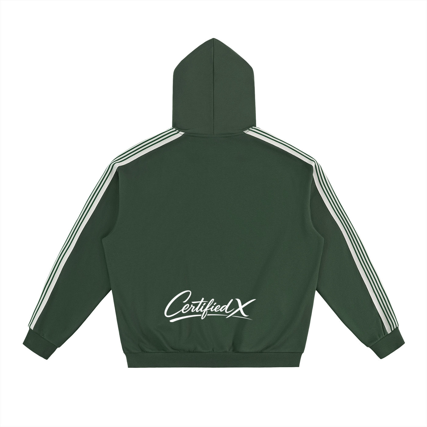 Side Stripe Drop-Shoulder Hoodie
