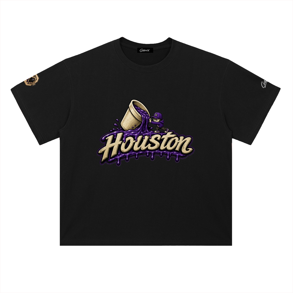 Heavyweight Drop Shoulder Cotton T-Shirt