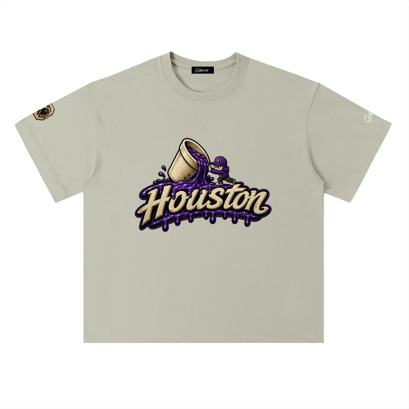 Heavyweight Drop Shoulder Cotton T-Shirt
