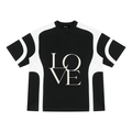 Unisex Color Block V-Neck T-Shirt