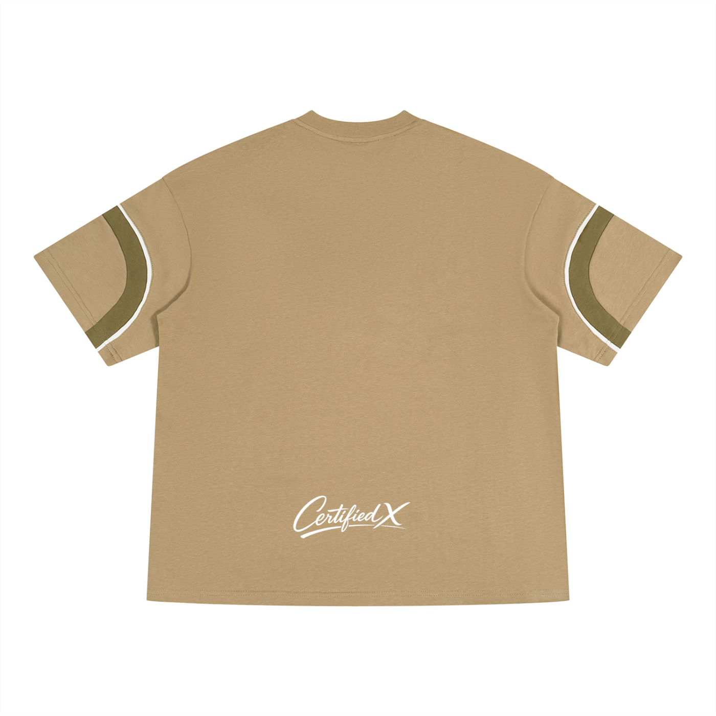 Unisex Color Block V-Neck T-Shirt