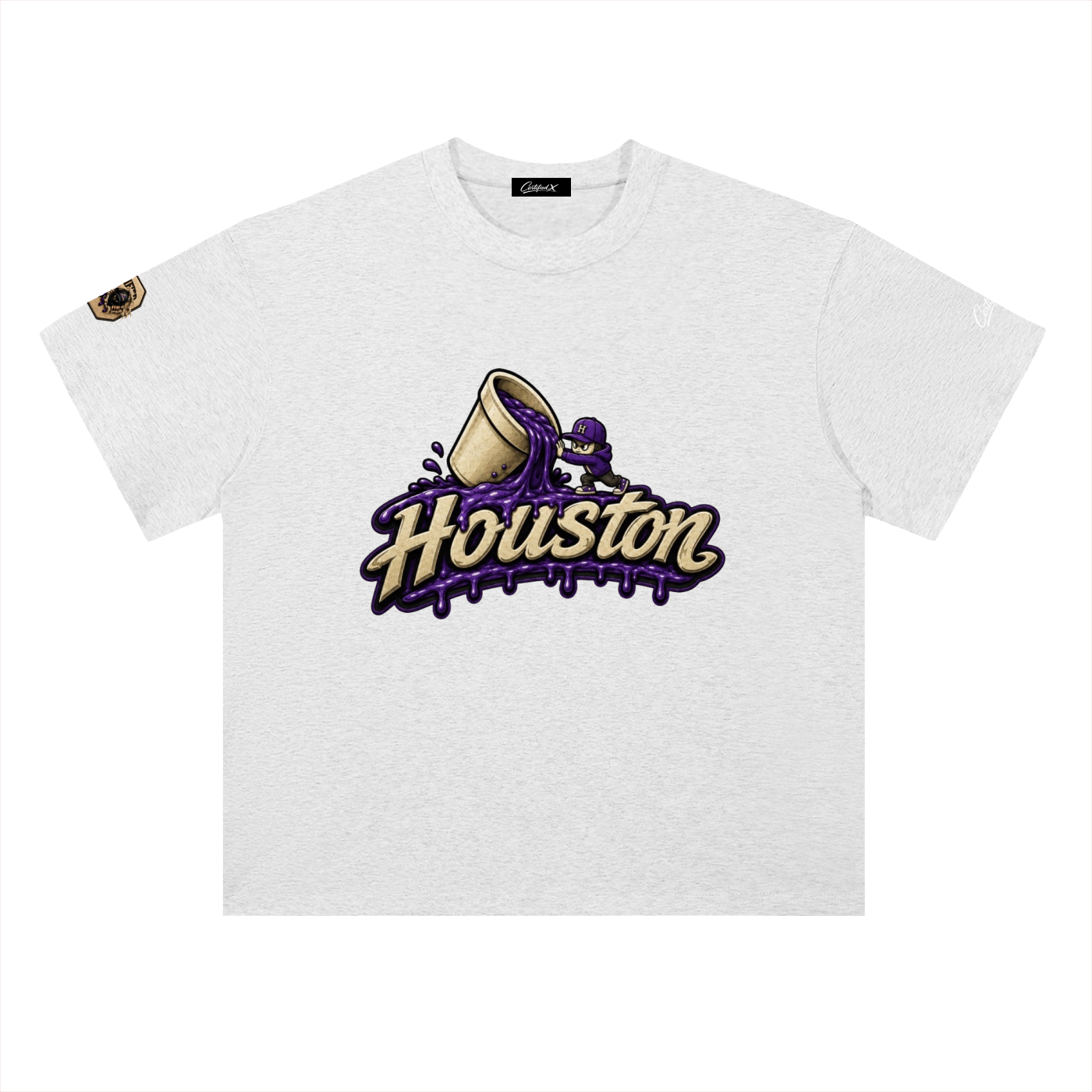 Heavyweight Drop Shoulder Cotton T-Shirt