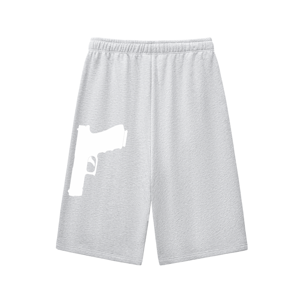 Relaxed Drawstring Three-quarter Sweatpants