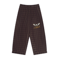 Unisex Plaid Wide Leg Pants