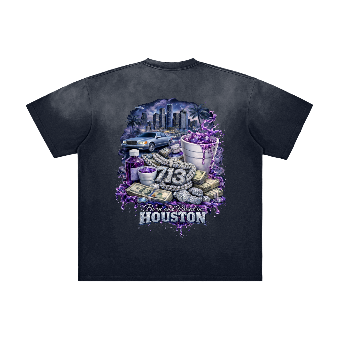 Vintage Washed Frayed T-Shirt