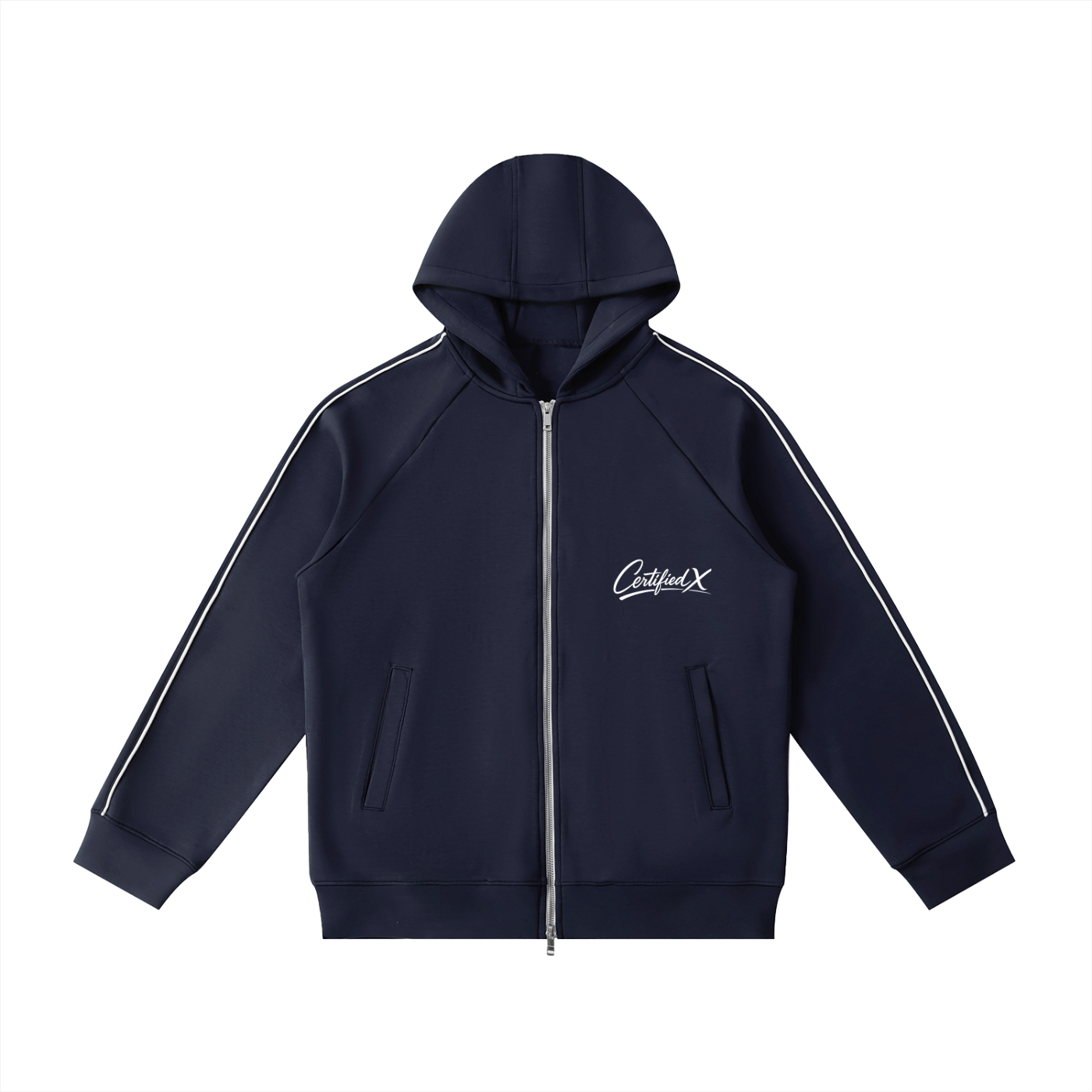 Heavyweight Raglan Sleeve Zip Hoodie