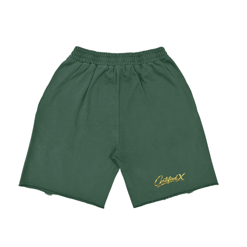 Vintage Washed Tiger Stripes Short Pants
