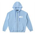 Drop-Shoulder Zip Up Hoodie
