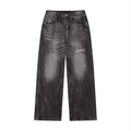 Men’s Vintage Wash Wide Leg Jeans