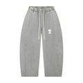 Unisex Mineral Wash Barrel Leg Pants