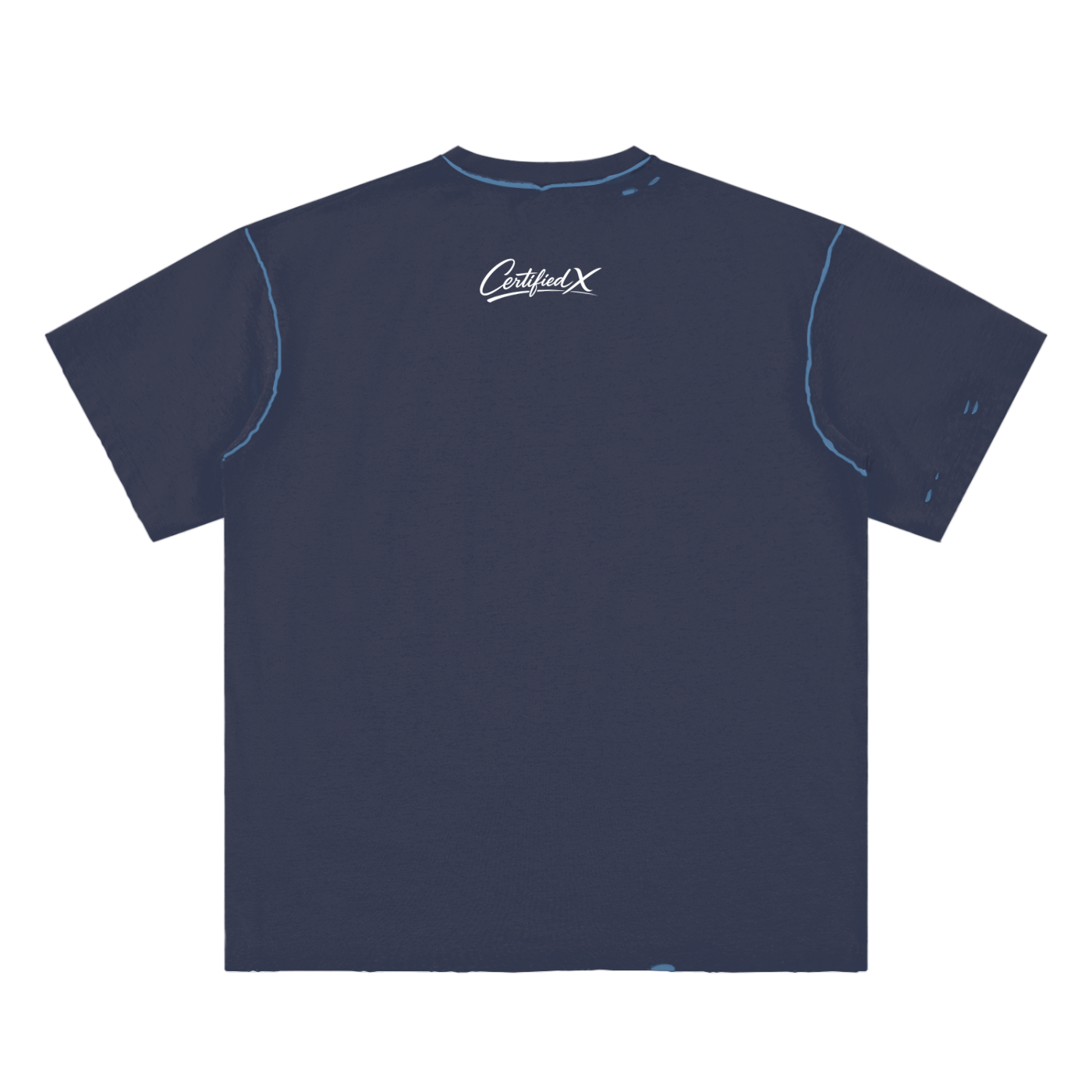 Hand-frayed Reversible T-shirt