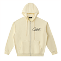 Drop-Shoulder Zip Up Hoodie