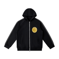 Heavyweight Raglan Sleeve Zip Hoodie