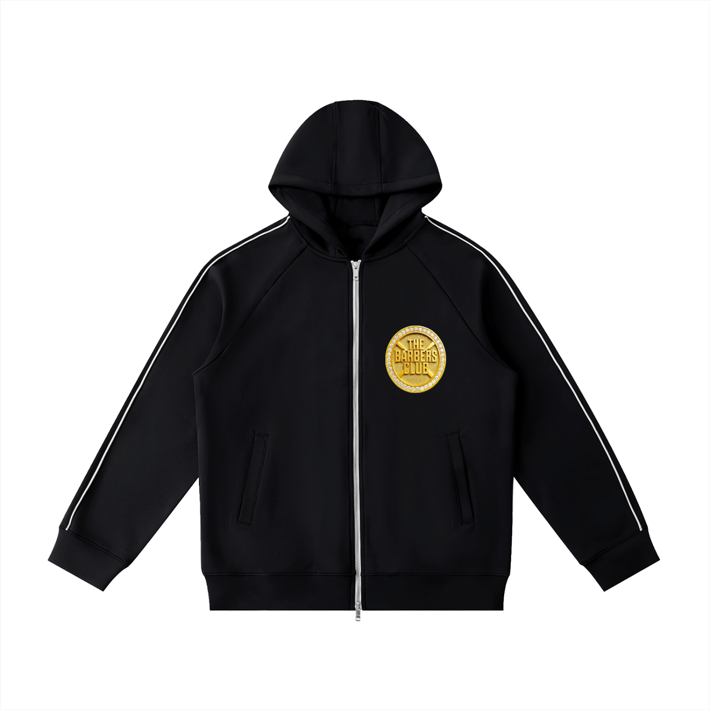 Heavyweight Raglan Sleeve Zip Hoodie