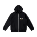 Heavyweight Raglan Sleeve Zip Hoodie