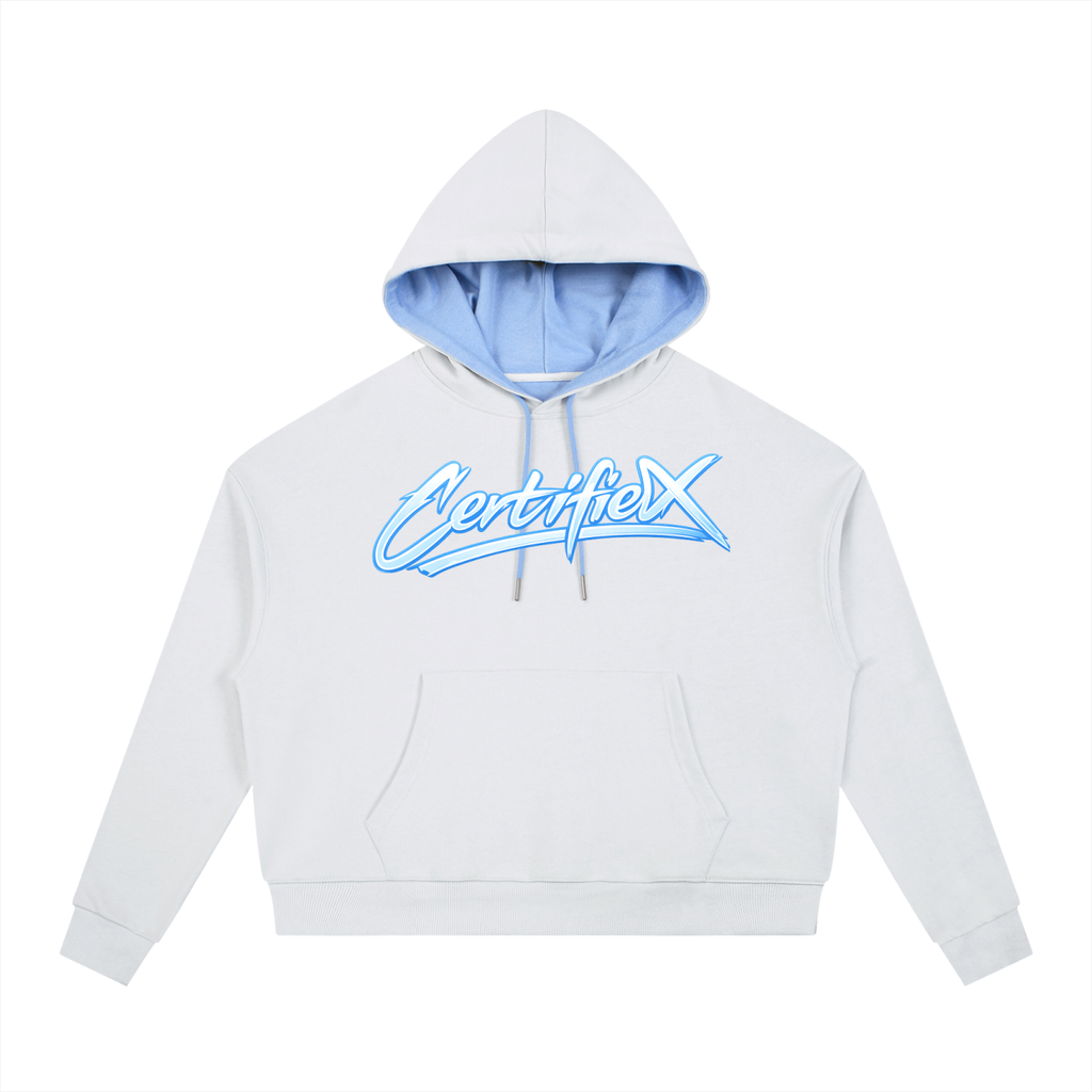 Contrast Drawstring Hoodie