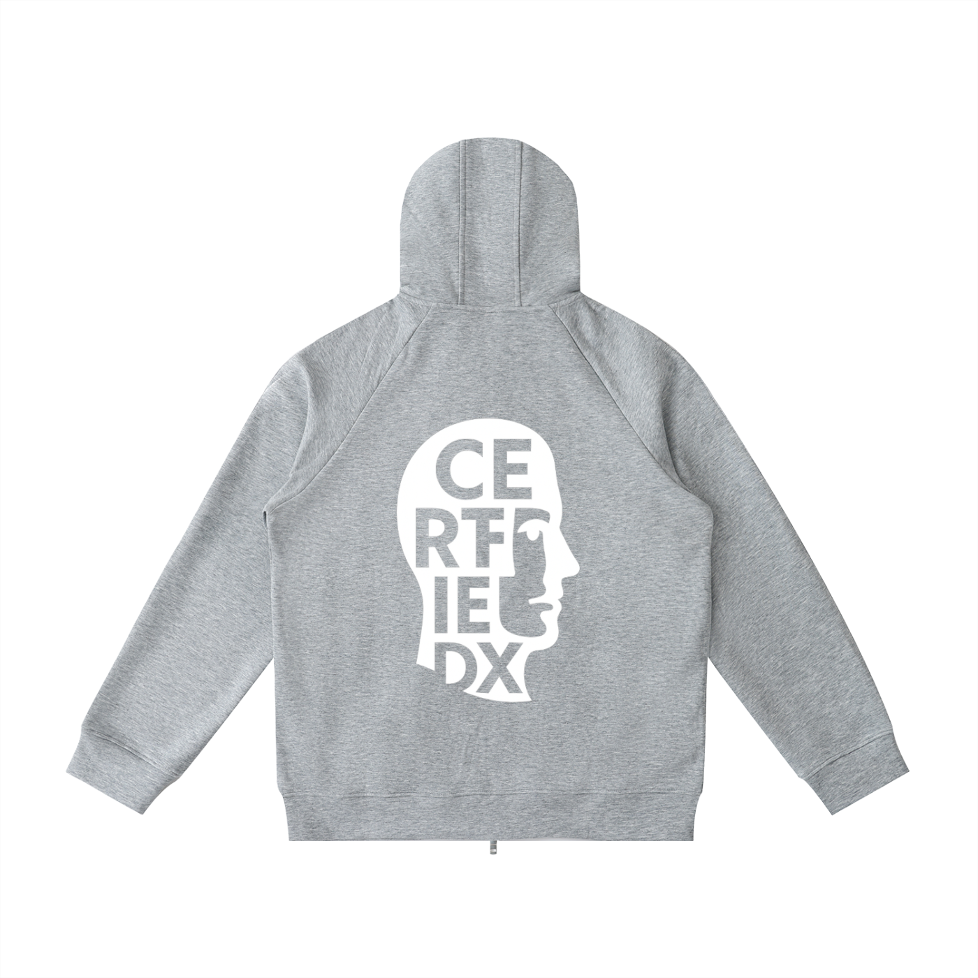 Heavyweight Raglan Sleeve Zip Hoodie
