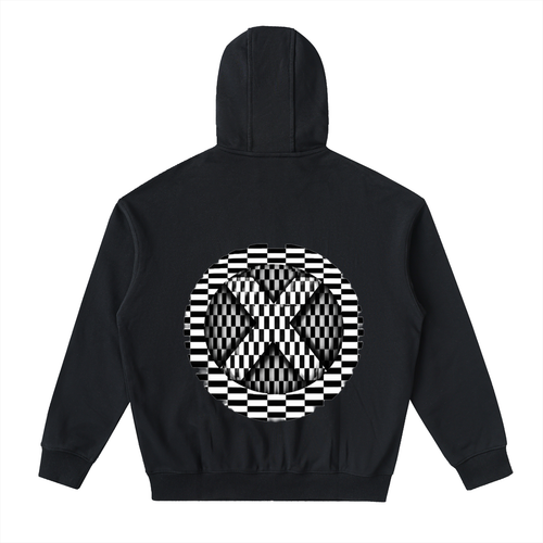 Drop-Shoulder Zip Up Hoodie