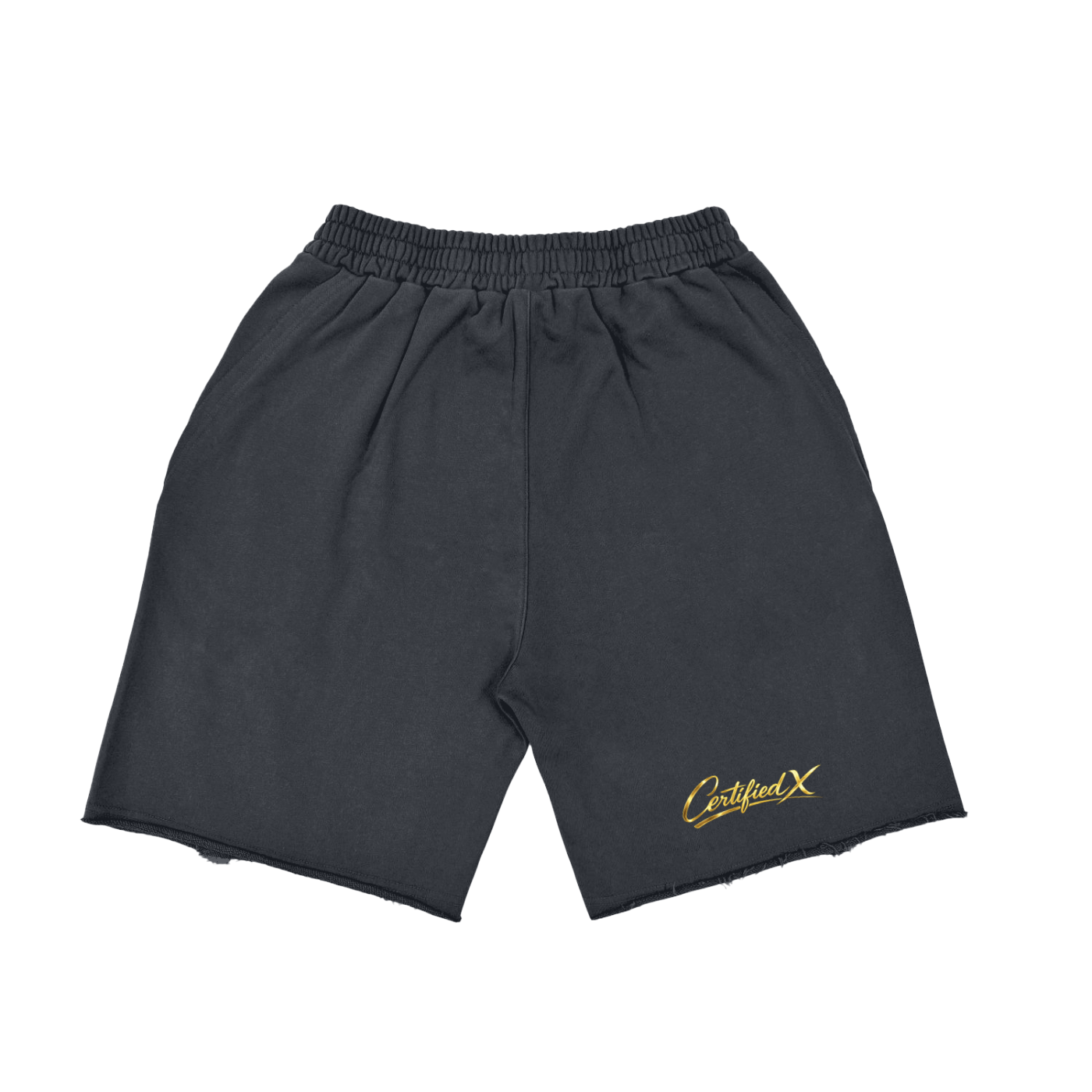 Vintage Washed Tiger Stripes Short Pants