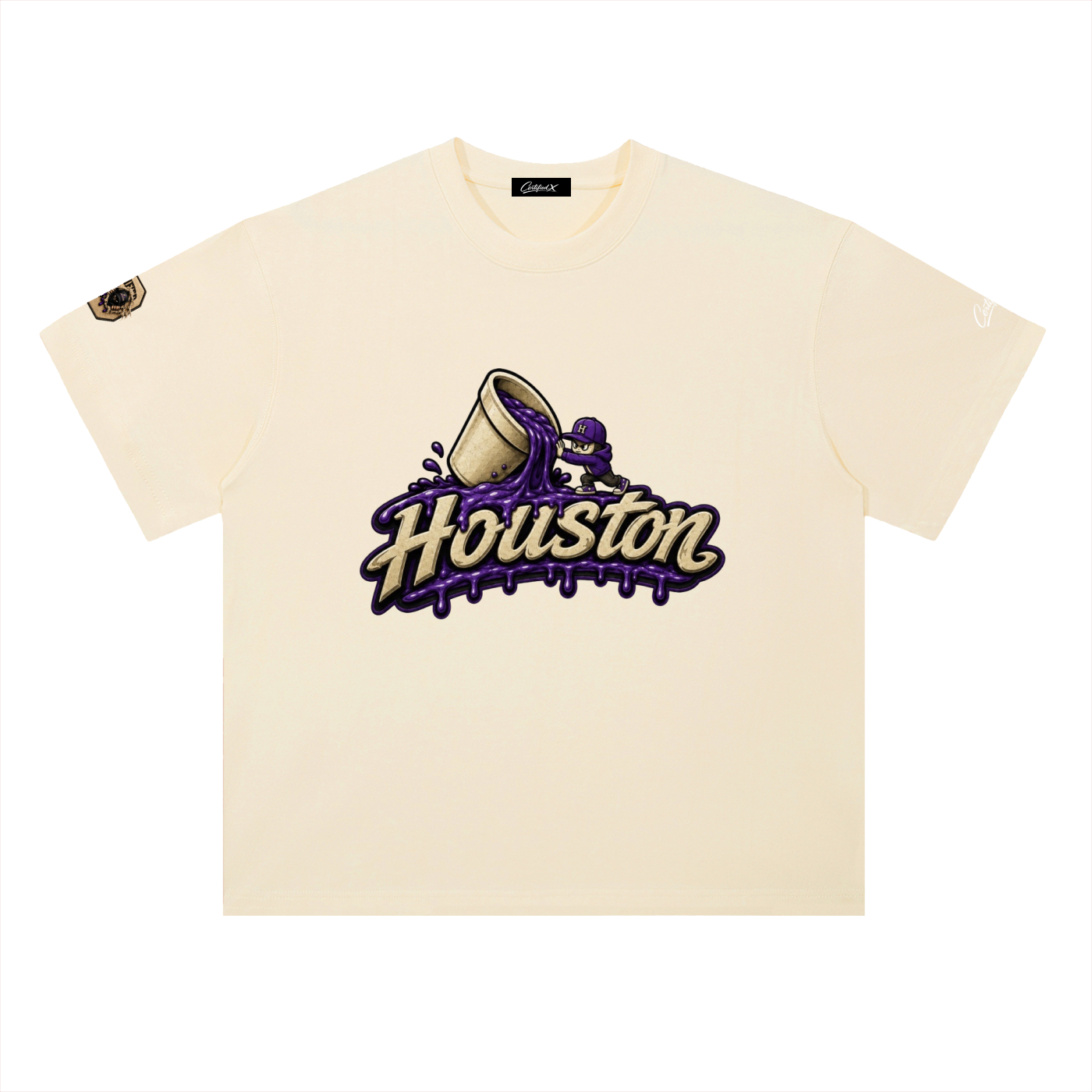 Heavyweight Drop Shoulder Cotton T-Shirt