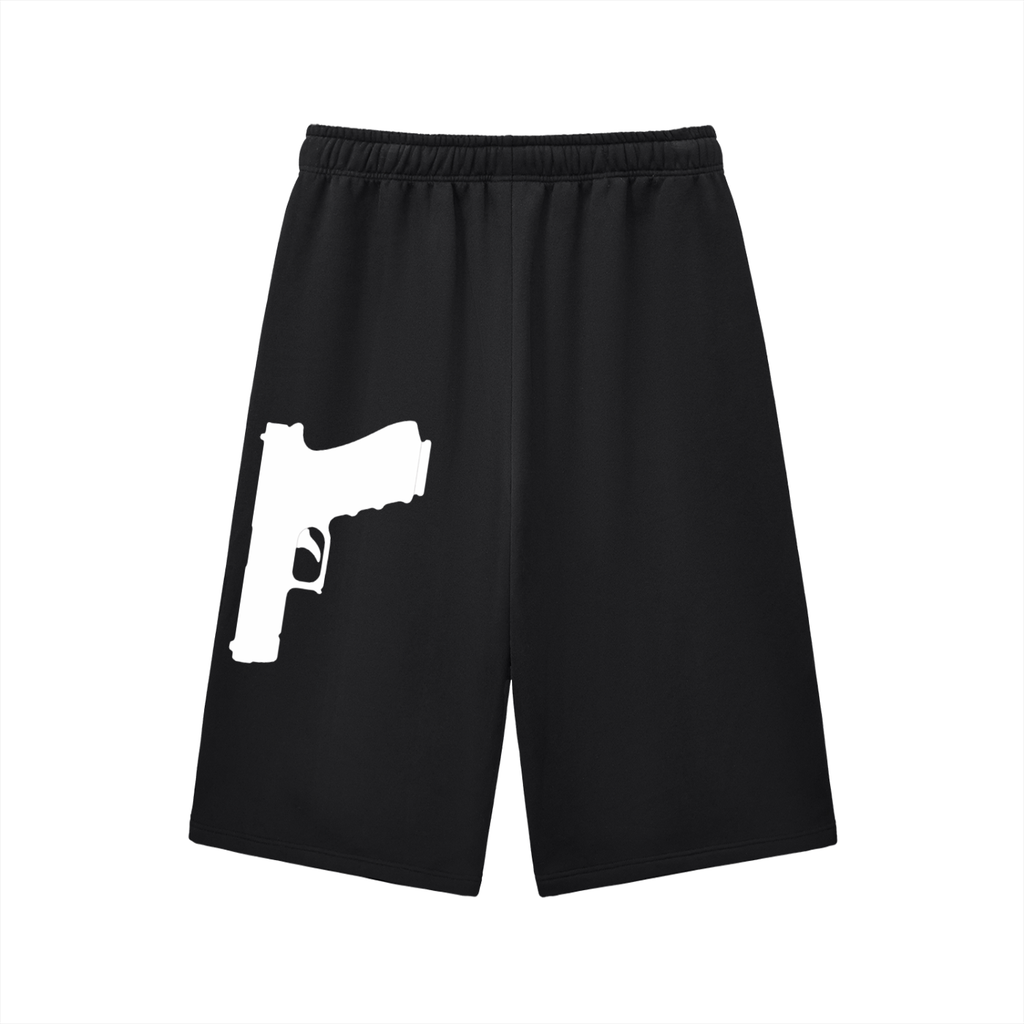 Relaxed Drawstring Three-quarter Sweatpants